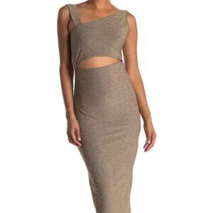Melrose and Market Peek-A-Boo Sparkle Knit Dress